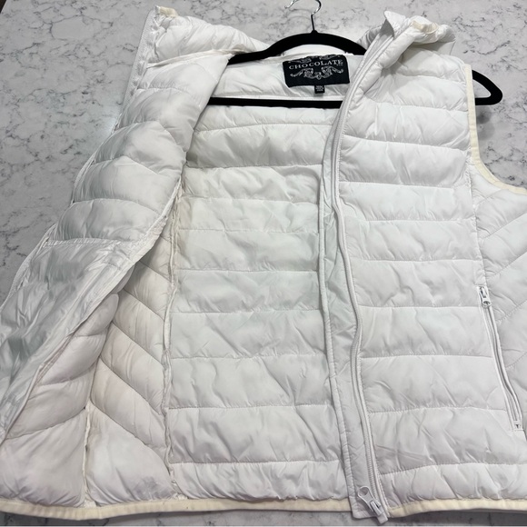 Chocolate USA Womens White Vest (size M) - Picture 5 of 7